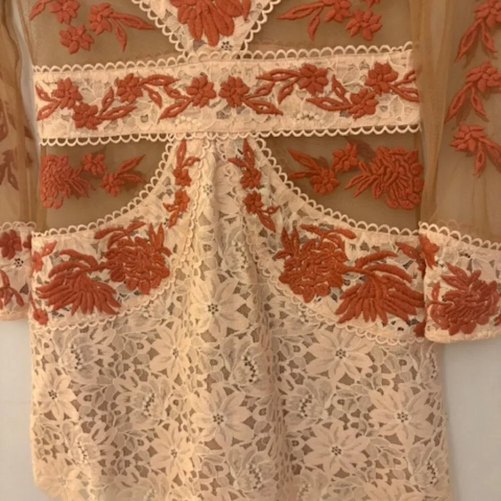 For Love and Lemons Tulle Matador Dress, Sz M - Picture 11 of 15